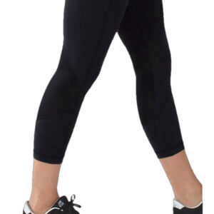 Lululemon Pace Rival Crop
Black / Icy Pale Pink & Grey Waistband Size 4